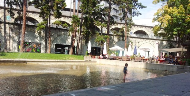 Josefswiese Park, Hardbrucke