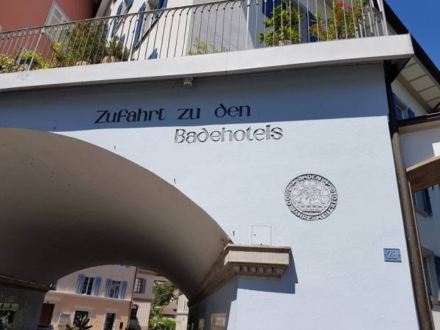 Wellness is a big thing - there's even a permanent sign directing you to the wellness hotel district in Baden.