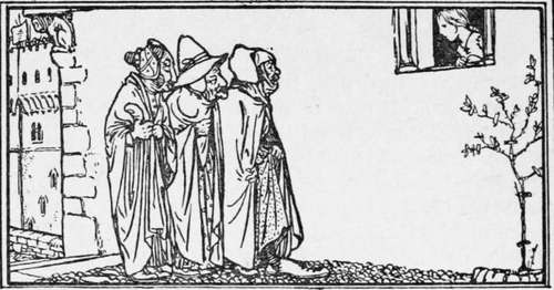 Photo: http://bookdome.com/fiction/Grimms-Household-Tales/The-Three-Spinning-Fairies.html#.WQXN7PmGPIU